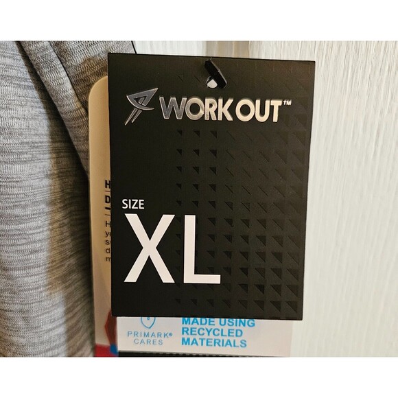 Workout T-Shirt Gray Size XL - Picture 4 of 6